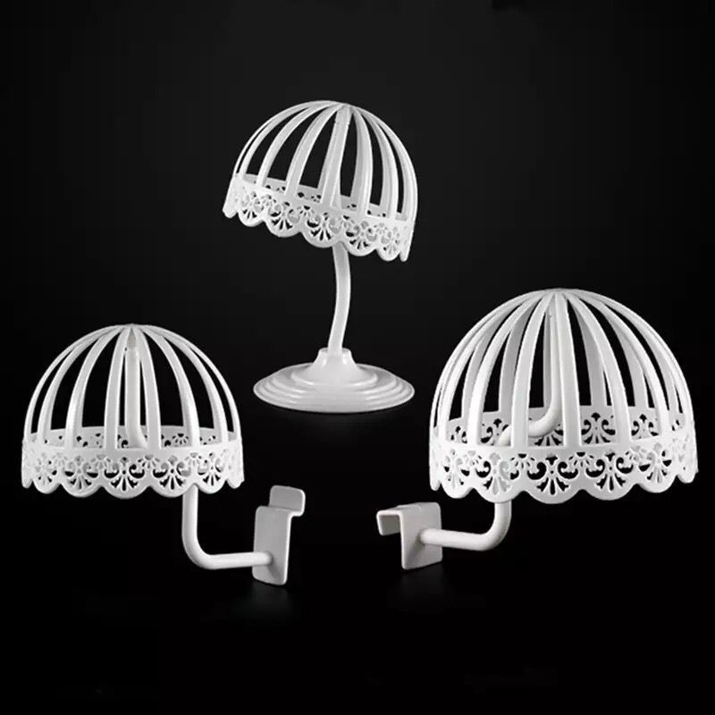 Cutout children's hat rack wholesale hat holder hat support square tube slot hat display stand baby shop plastic hat support