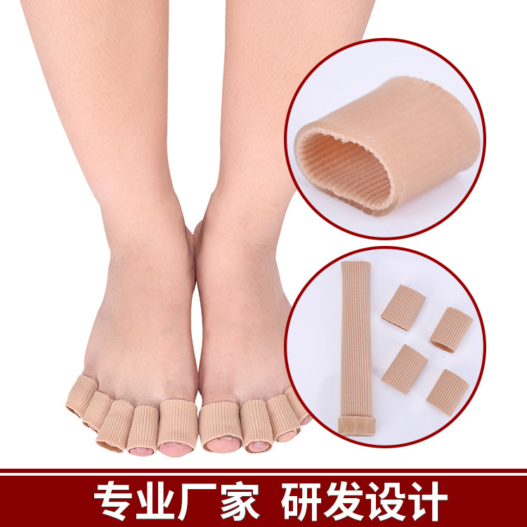 Дышащий силиконовый защитный чехол для пальцев, набор для разделения пальцев, уход за ногами