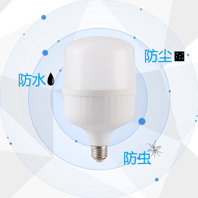 Factory direct led bulb lamp Gao Fushuai energy-saving household three-proof bulb e27 screw mouth night market stall lamp wholesale
