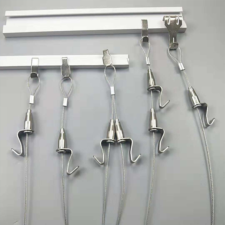 Manufacturers supply pressing wire rope movable hanging household stainless steel wire rope 1.5mm pressing wire rope