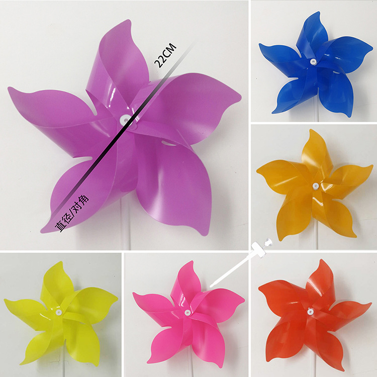 Plastic Windmill Decoration Hanging Outdoor Scenic Spot Corridor Kindergarten Children's Gift Toy Small Windmill Manufacturer