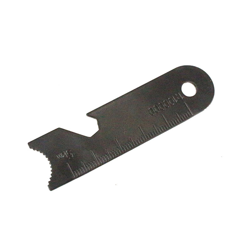Outdoor multi-functional flint scraper bottle opener scraper measuring ruler wilderness survival Flint small scraper