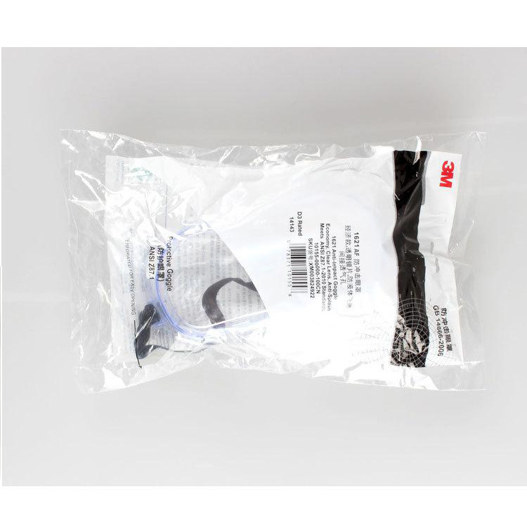 3M1621Af Protective Glasses, Anti-Chemical Splash, Anti-Impact, Anti-Wind, Anti-Sand, Anti-Fog, Polished Dust Goggles, Goggles