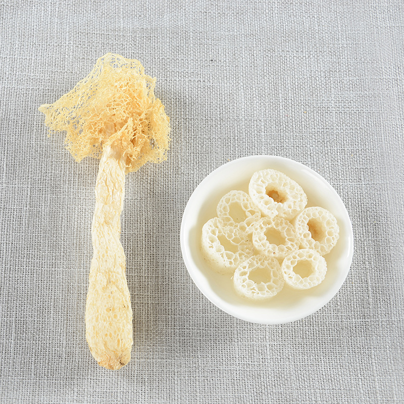 Dried Bamboo Fungus, Dried Mushrooms, Dried Bamboo Fungus, Non-Smoked Sulfur Soup Ingredients, Long Skirt Mushrooms, Ecological Bamboo Fungus Edible Fungus