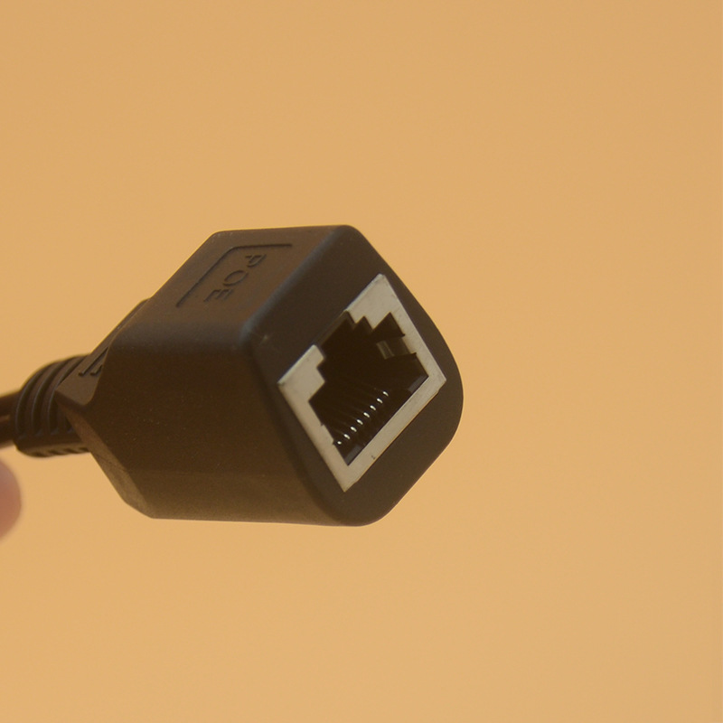 Pass-through POE Separator 12v Network Monitoring Power Supply Module Synthesizer POE Separation Line Male and Female Head Set