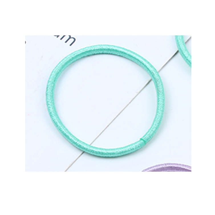 New Korean Style Kidsren's Candy-Colored Bright Silk Seamless Hair Tie, Small and Fresh, Does Not Hurt Hair, Baby Headband