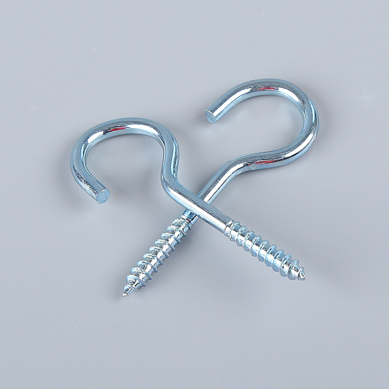 Sheep Eye Screws Galvanized Sheep Eye Hook Question Mark Hook Screw Hook Stainless Steel Light Hook Hat Hook Sheep Eye Nail