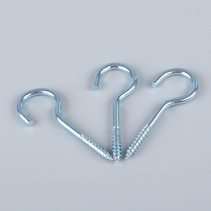 Sheep Eye Screws Galvanized Sheep Eye Hook Question Mark Hook Screw Hook Stainless Steel Light Hook Hat Hook Sheep Eye Nail