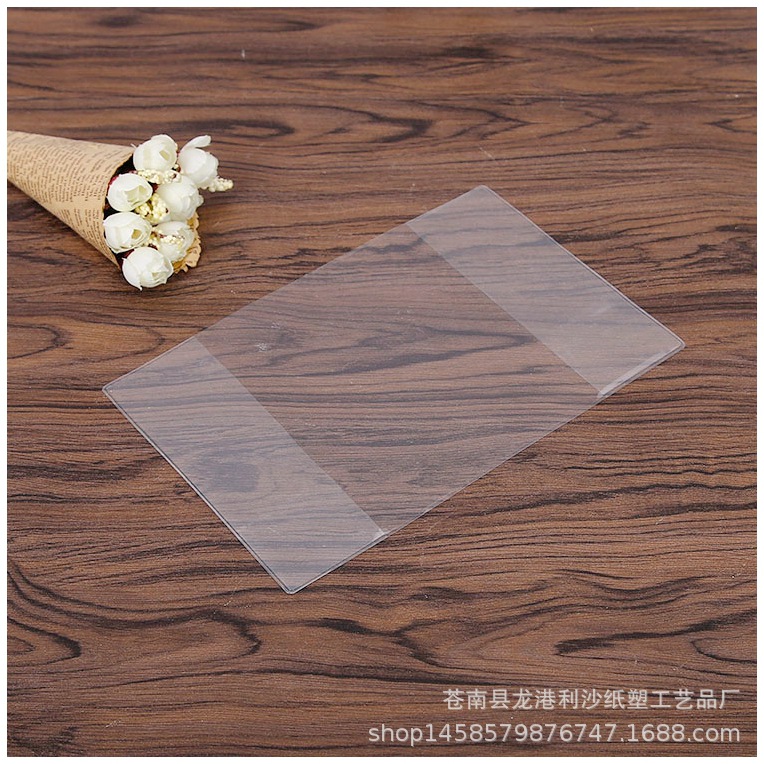 Manufacturer Customized Transparent Pvc Book Cover Book Cover for Primary and Secondary School Students Pvc Waterproof Book Jacket Bag Book Cover