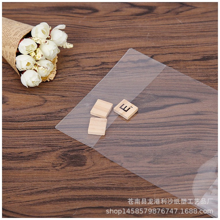 Manufacturer Customized Transparent Pvc Book Cover Book Cover for Primary and Secondary School Students Pvc Waterproof Book Jacket Bag Book Cover