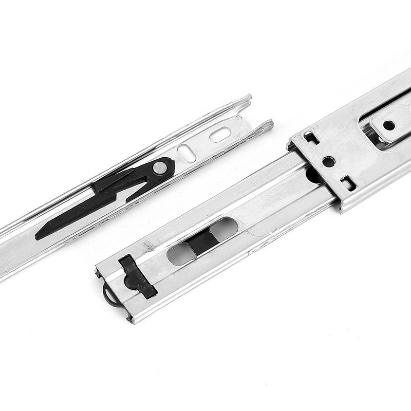 Manufacturers sell 5 inch 6 inch 8 inch #35 wide short size rail 30 track mute three section rail drawer slide hardware