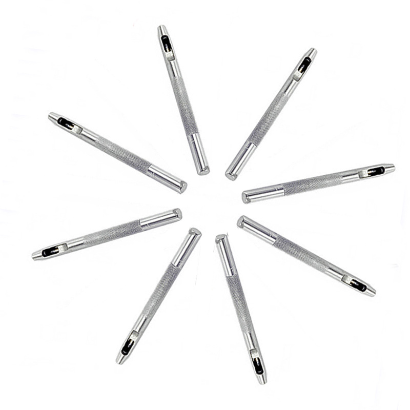 Прямые продажи с завода, немецкий стиль, электрополированная яркая пряжка для ремня с круглым отверстием 3.5мм, DIY