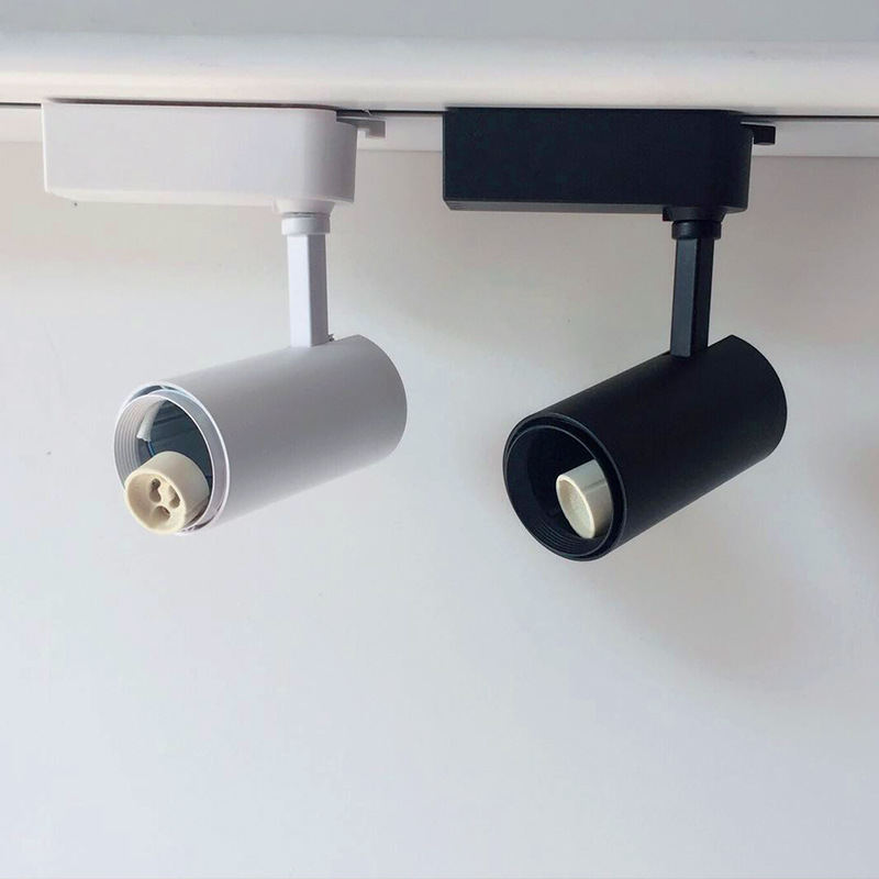 Open-mounted commercial track light MR16 clothing store GU10 lamp holder jewelry shop 5W7WLED spotlight