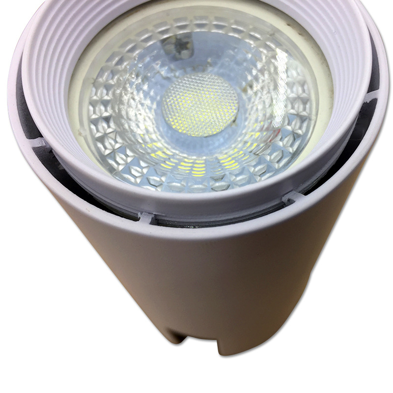 Open-mounted commercial track light MR16 clothing store GU10 lamp holder jewelry shop 5W7WLED spotlight