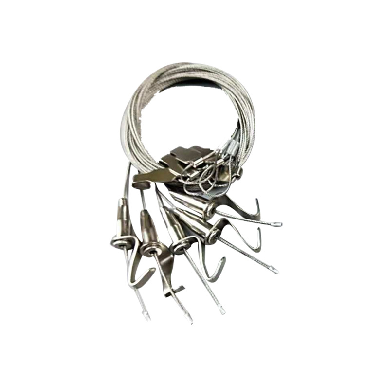 Manufacturers supply pressing wire rope movable hanging household stainless steel wire rope 1.5mm pressing wire rope