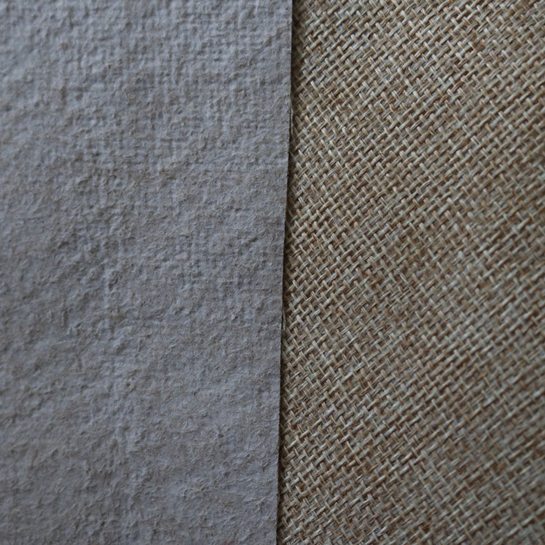 Factory supply 1200D home textile luggage fabric two-color imitation linen digital printing base fabric linen