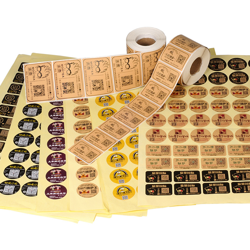 Lanfan Baking Packaging Bag Takeaway Sealing Sticker Bread Bag Snack Bag Label Sticker