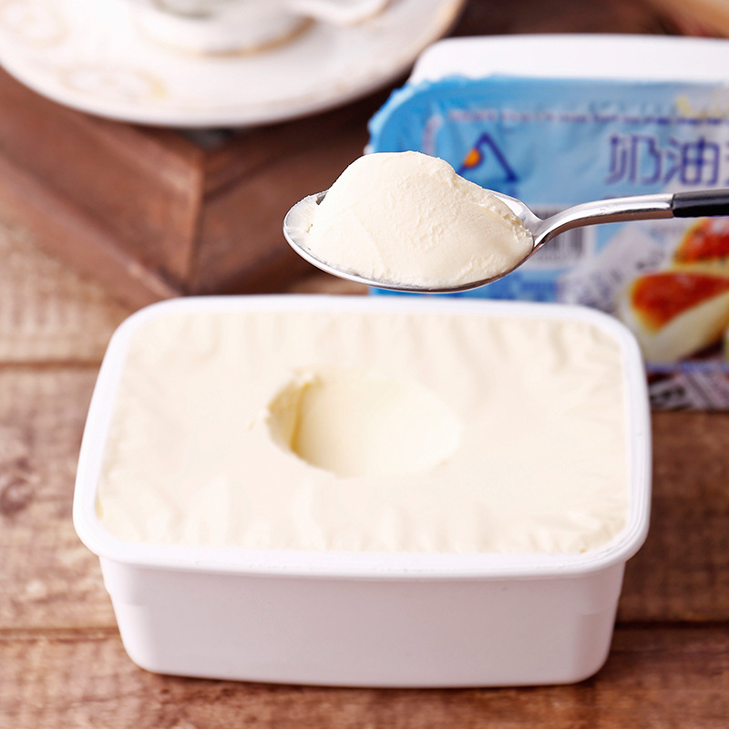 Mioclando Cream Cheese 240g Cream Cheese Semi-Cooked Cheese Block Soy Milk Box Cake Baking Ingredients