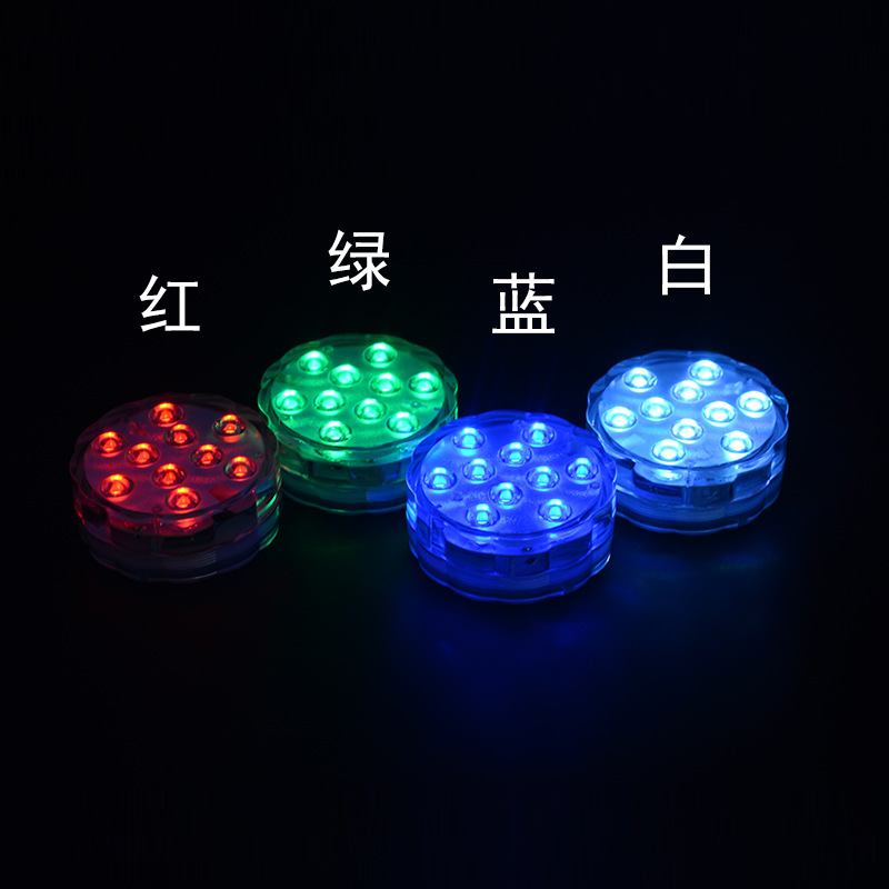 LED diving lamp remote control swimming pool lamp RGB colorful underwater lamp USB charging creative waterproof lamp aquarium lamp