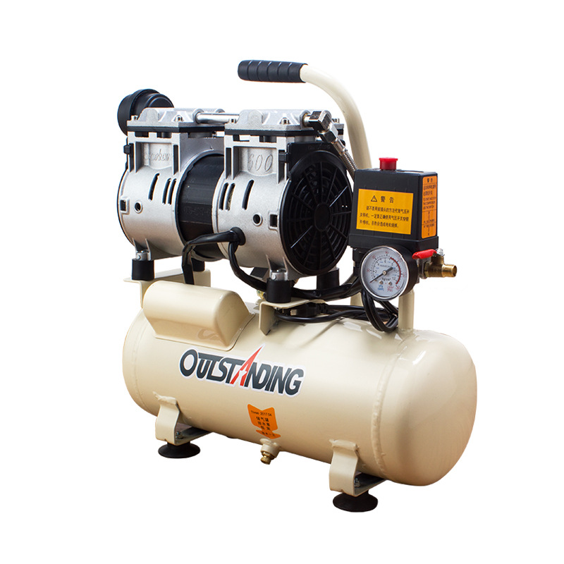 Otukos OiL-free SiLent Air Compressor Air Pump 600W-8L WoodWorking SmaLL Air Pump Compressor