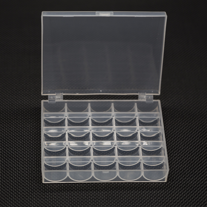 Пластиковый замок для катушки 2518p, универсальная многофункциональная прозрачная катушка для швейной машины, пустая коробка для катушек