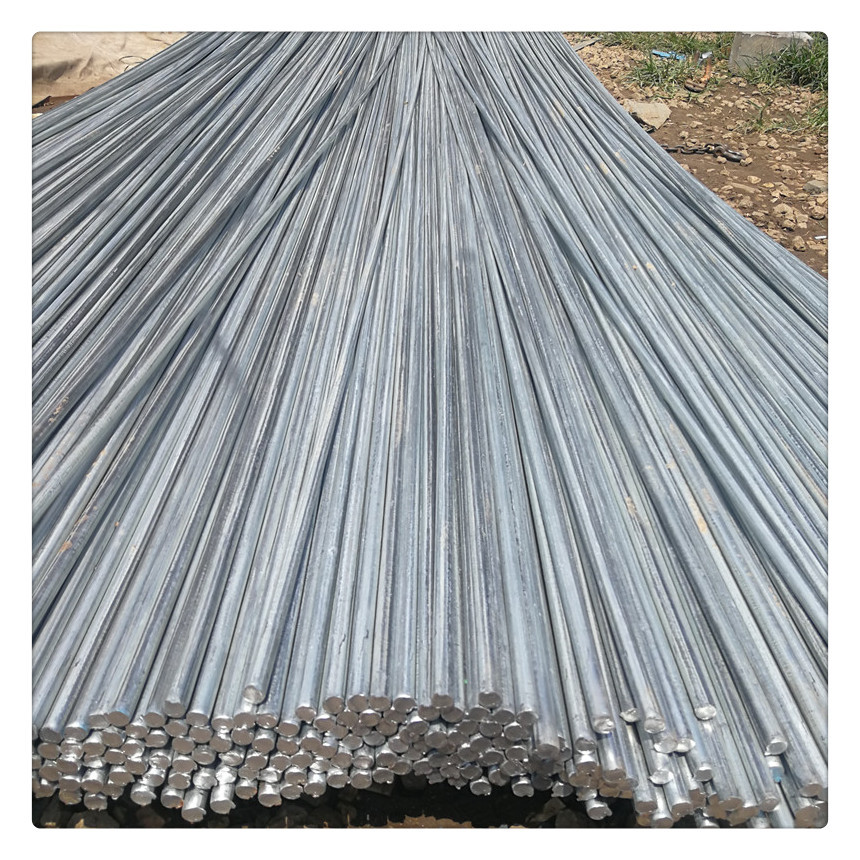 Hot dip galvanized round steel manufacturers 6MM 8MM 12MM 16mm power galvanized round steel galvanized round steel price