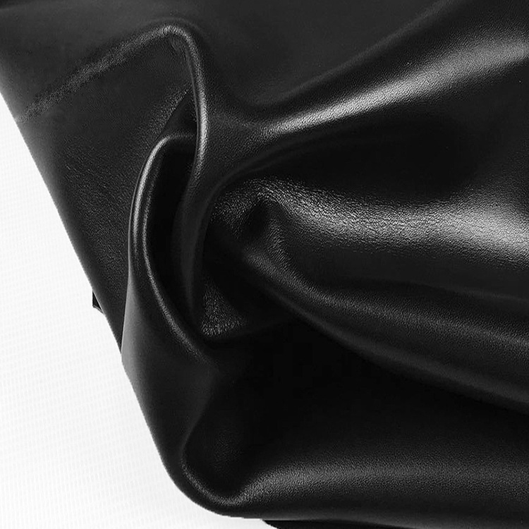 Special price first layer cowhide nappa jilt fine grain leather fabric stock black shoe bag leather fabric cheap promotion