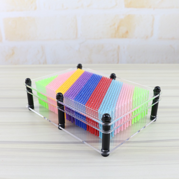 Colorful and changeable needle painting handprint 3d hand model three-dimensional cloning creative gifts novel practical cross-border supply