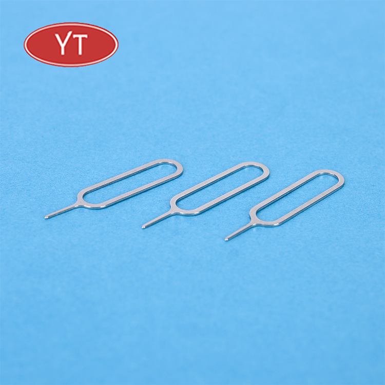 Factory Direct supply SIM card mobile phone card taking pin card remover mobile phone accessories 65# manganese steel card PIN card taking pin in stock