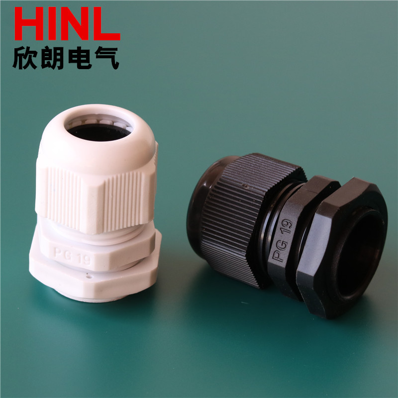 PG7PG9PG11PG13.5PG2529 nylon cable waterproof connector Gelan head plastic connector home wholesale