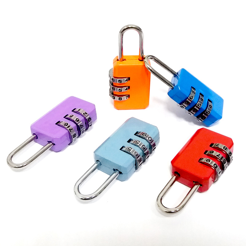 Luggage password lock zinc alloy password lock password small padlock mini cartoon password lock wine bottle lock