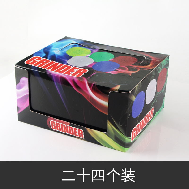 Factory direct No. 1 magnet cigarette grinder 60mm high quality plastic cigarette breaker cross-border supply