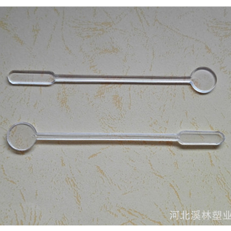 Disposable transparent coffee stirring rod milk tea stirring spoon QS manufacturer
