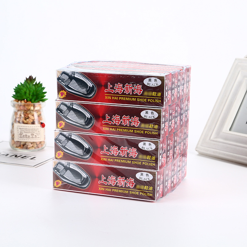 Shanghai Xinhai Shoe Polish Leather Shoe Care Oil Black Decontamination Leather Shoe Care Leather Shoe Polish Leather Goods Colorless and Transparent