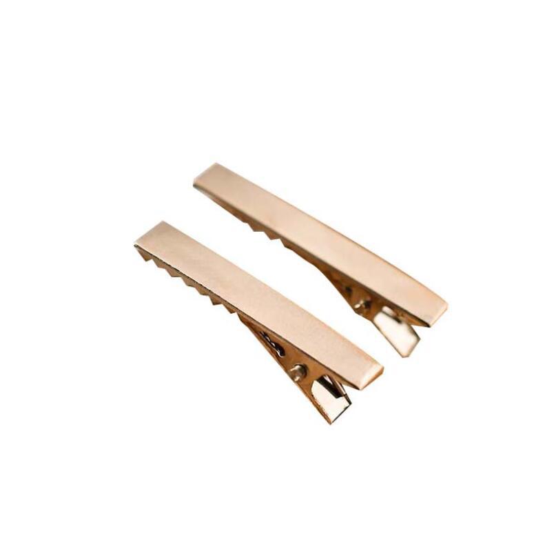 DIY jewelry accessories hairpin hair accessories duckbill clip metal jewelry side card headdress material spring clip duckbill clip