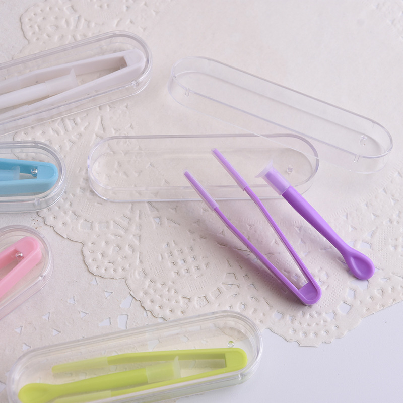 XY Clamping Rod suit New Contact Lens Case Special Tweezers suit Clamping Rod Set Box Beauty Contact Lens Companion