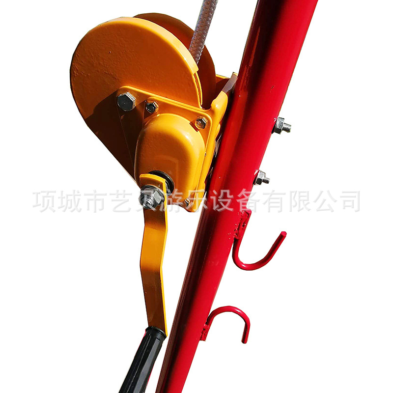 Children's commercial hand-cranking bungee trampoline accessories hand-cranking machine outdoor folding bungee hand-cranking handle factory supply