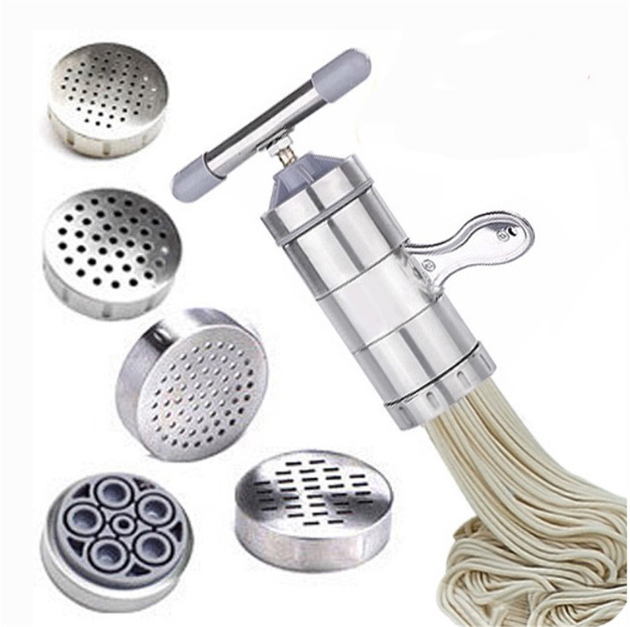 Stainless Steel Small Manual Noodle Machine Kitchen Hand-Cranked Noodle Press Noodle Press Manual Noodle Machine Household Model