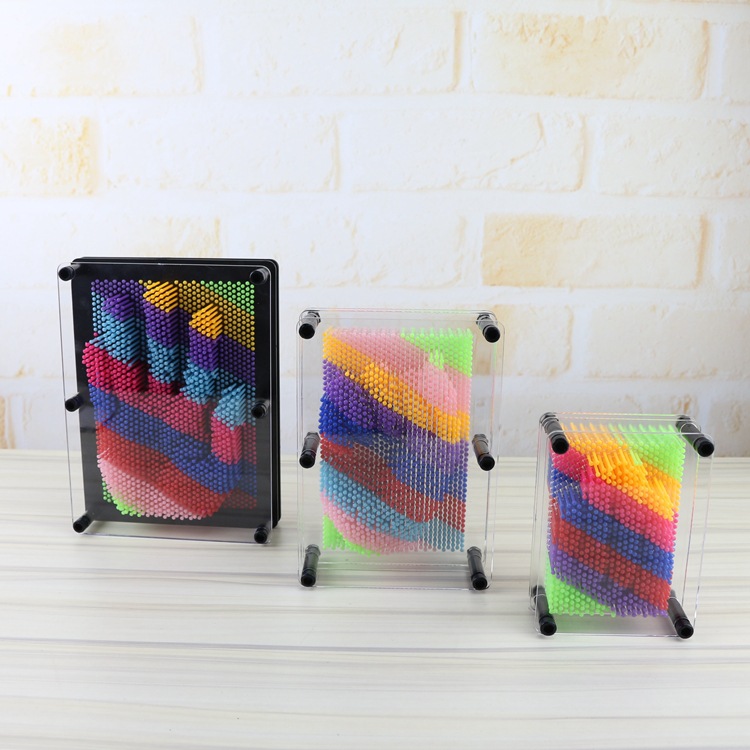 Colorful and changeable needle painting handprint 3d hand model three-dimensional cloning creative gifts novel practical cross-border supply