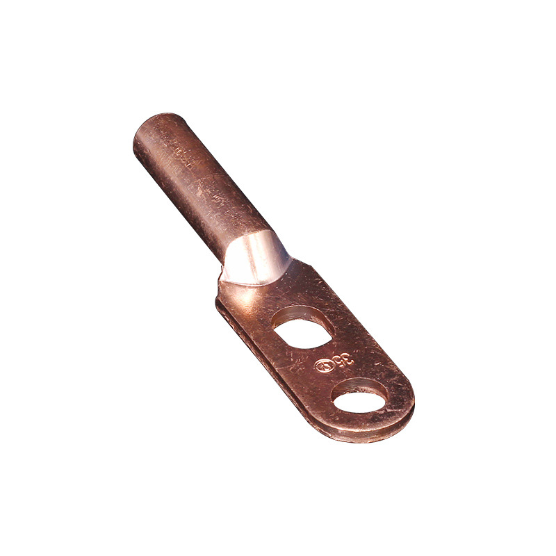 Double-Hole Copper Nose Power Gold Set Cold-Pressed Terminal Double-Hole Copper Nose Double-Hole Copper Terminal Block Double-Hole Dt