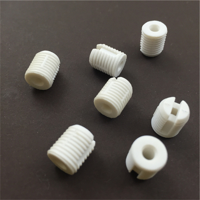 Opening 8mm height 10mm self-tapping rubber particle hinge hinge embedded M3.5M4 self-tapping screw Nylon nut