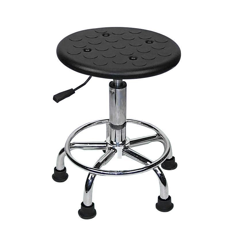 Supply Adjustable Chair Laboratory Workshop Assembly Line Adjustable Round Stool Pu Stool Surface Anti-Static Adjustable Chair
