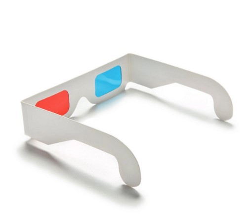 Foreign trade paper 3D glasses red blue 3D paper frame 3d glasses 3D cinema glasses