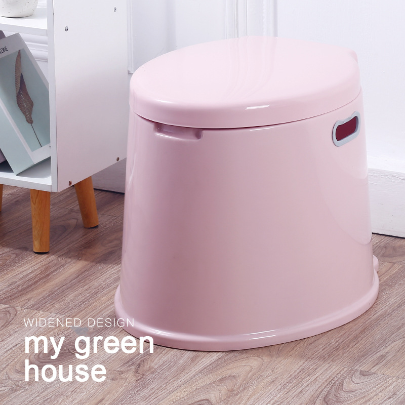 Portable Toilet Chair for the Elderly, Removable Toilet for Pregnant Women, Adult Household Plastic Toilet