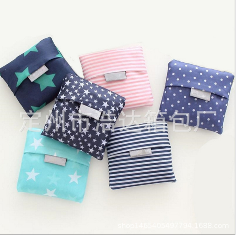 Прямая продажа складной сумки из оксфордской ткани, экологически чистая, с печатью логотипа