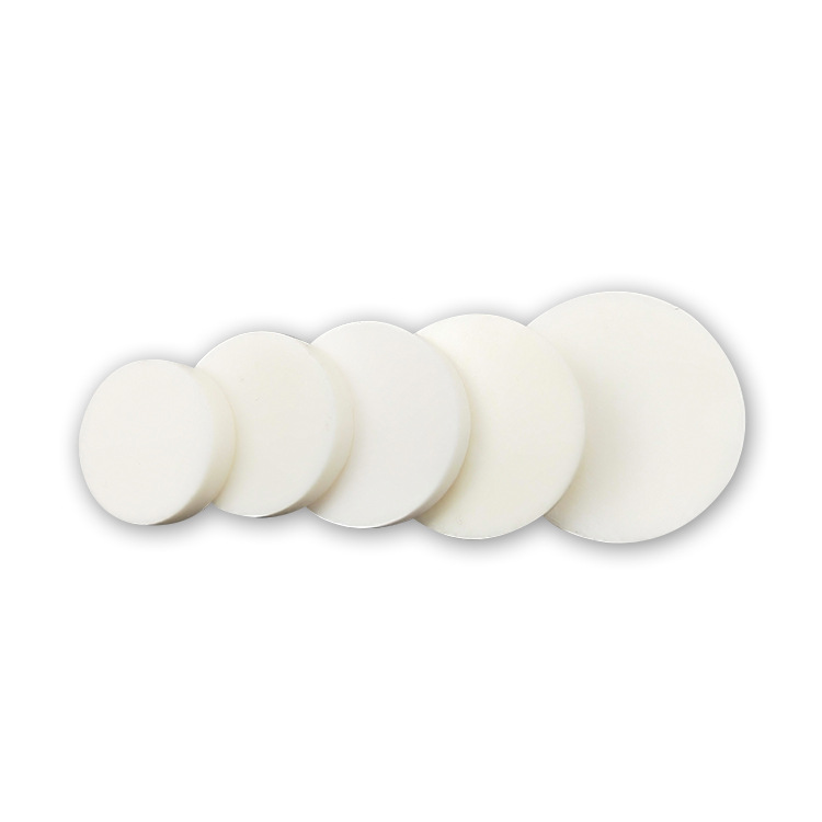 Factory supply plastic cow bone clip mounting material thickness 4mm round ivory white cow bone clip
