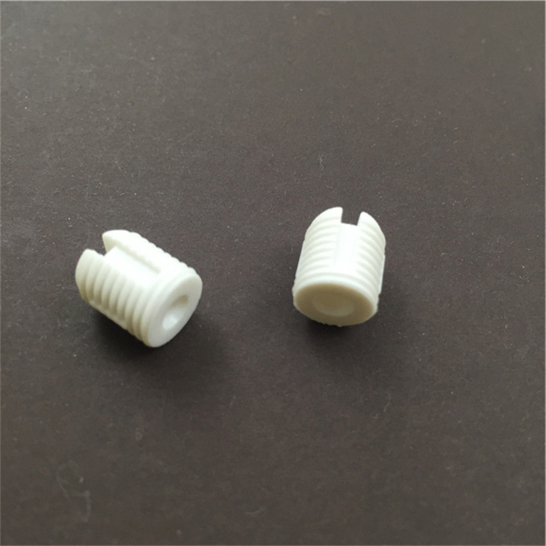 Opening 8mm height 10mm self-tapping rubber particle hinge hinge embedded M3.5M4 self-tapping screw Nylon nut
