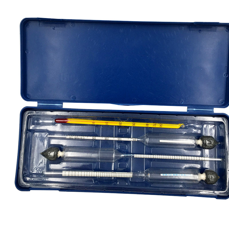 0-100 degrees 3 groups of plastic boxes for liquor self-brewing alcohol concentration meter alcohol meter alcohol meter