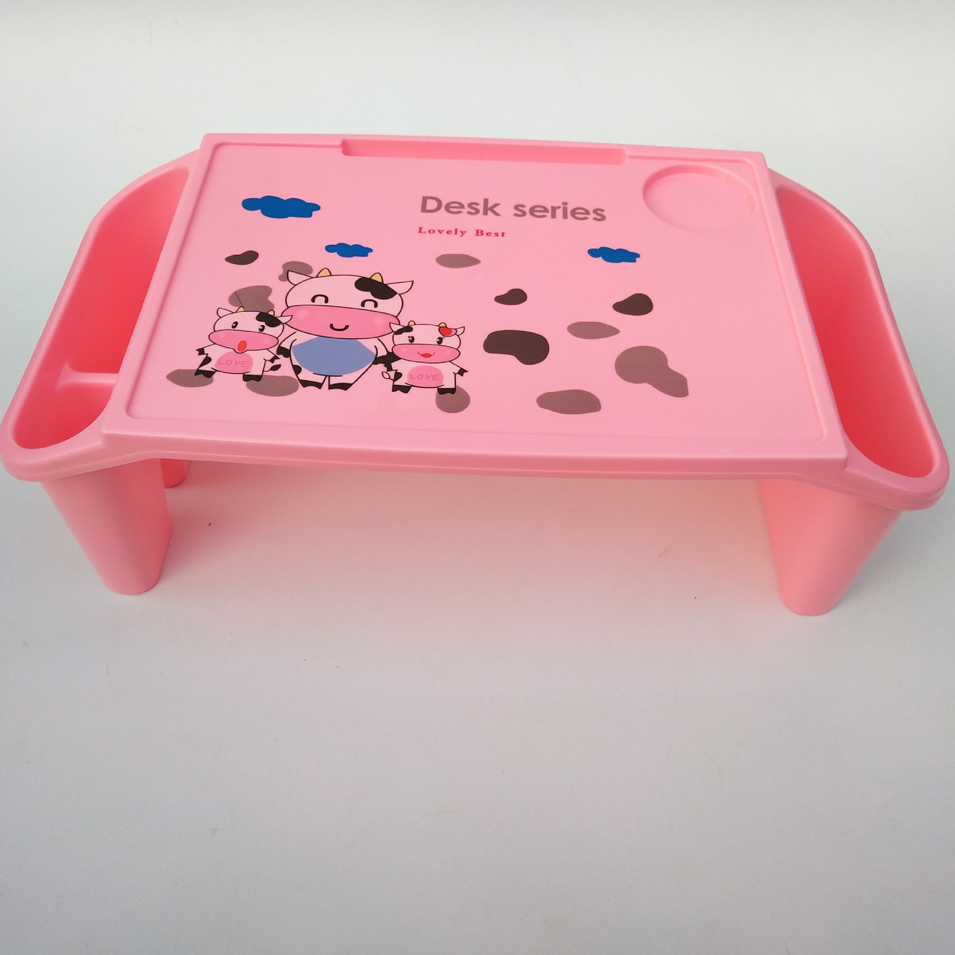 Children's Lazy Desk Plastic Children's Study Table Adult Bed Laptop Table Baby Plastic Table