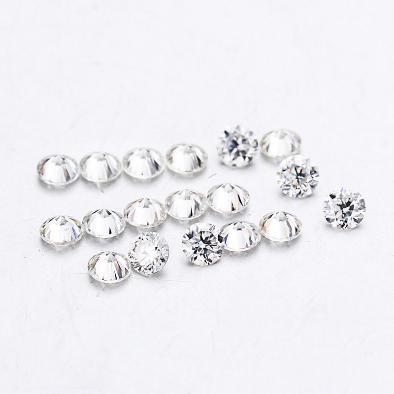 Moissanite lime stone Hao inlay micro inlay moissanite bare stone small gravel with Stone Group inlay carat stone 0.7-2.8mm